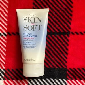 Avon Skin So Soft Fresh & Smooth Sensitive Skin Body Hair Removal Cream